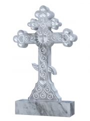 Памятник из мрамора в виде креста